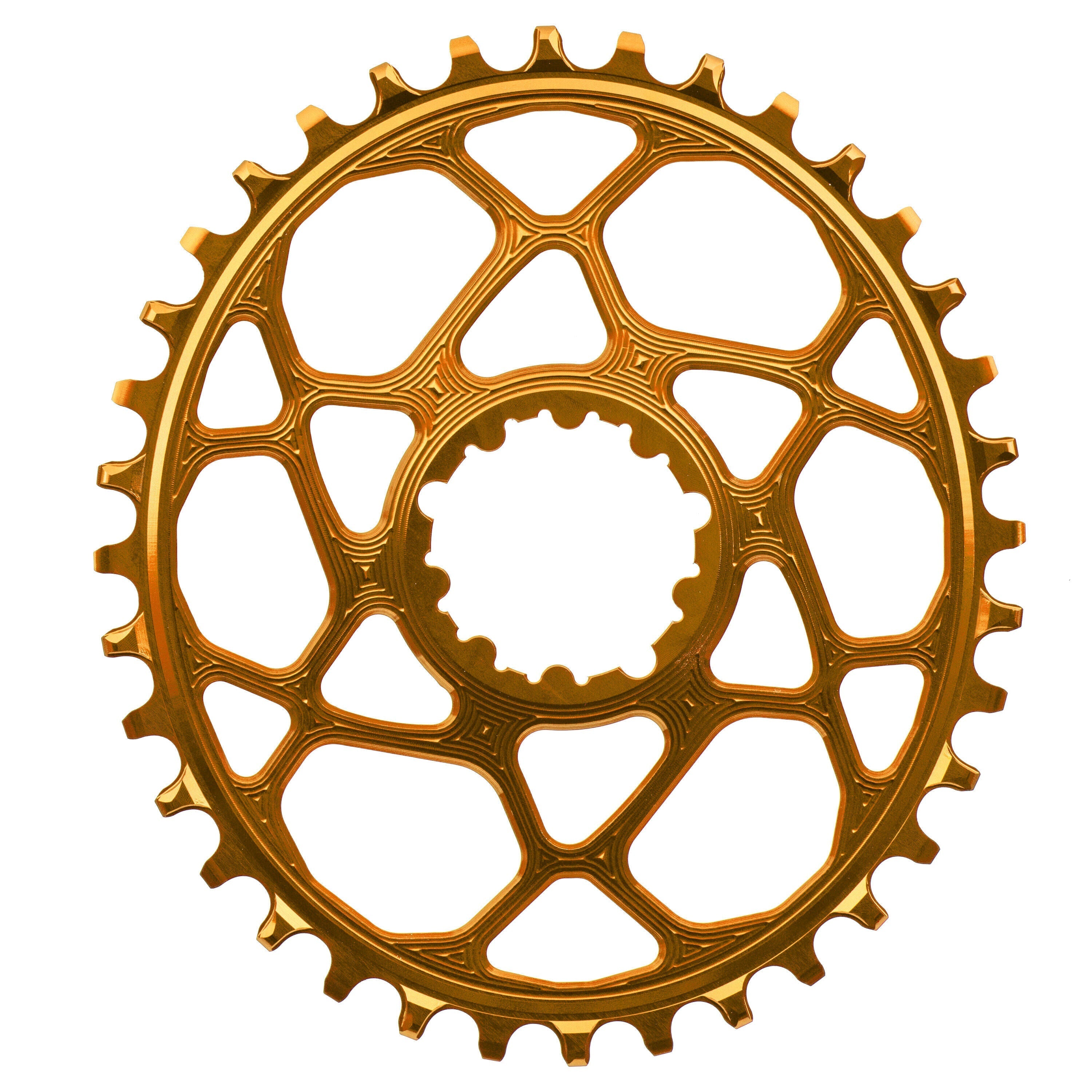 Absolute Black Sram Direct Mount Narrow Wide oval chainring - image 3